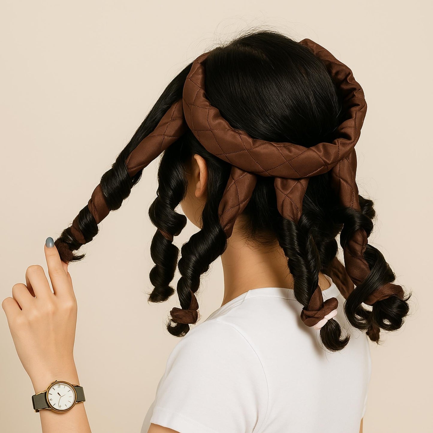 Hair Curling Headband - Create Natural Curls Without Heat
